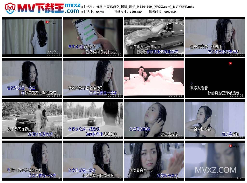 娅琳-当爱已成空_国语_流行_MB501599